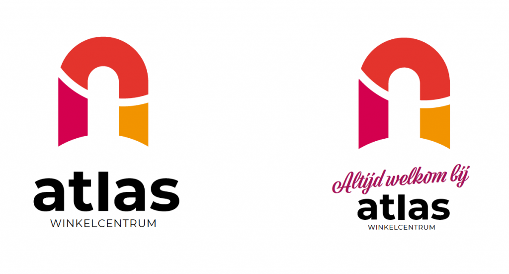 Huisstijl-en-website-winkelcentrum-Atlas-logo